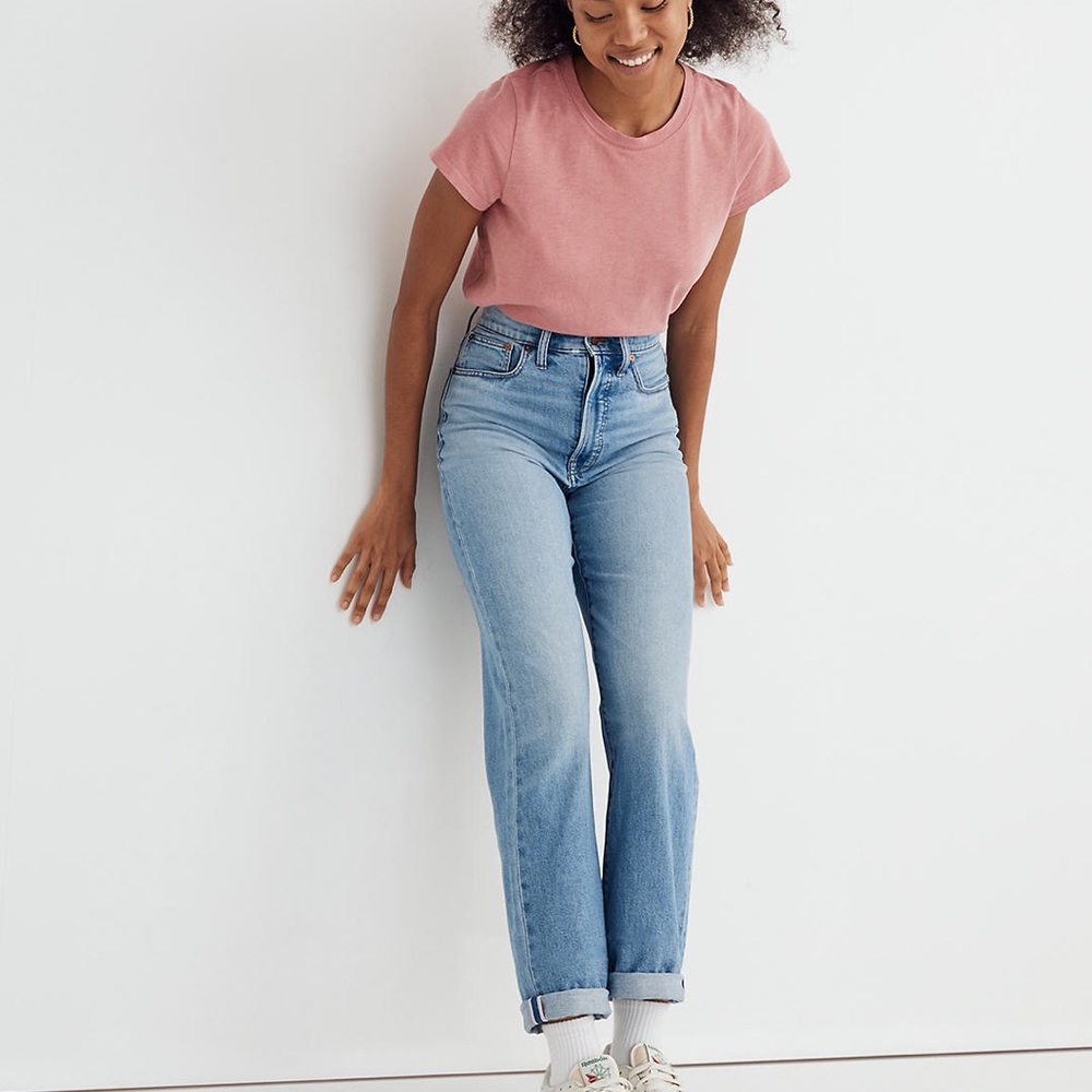 Madewell x BCRF the perfect vintage straight jean